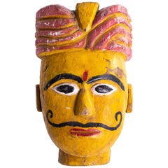 Used Indian Wooden Mask