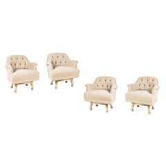 Set of 4-Arm Chairs by Monteverdi-Young