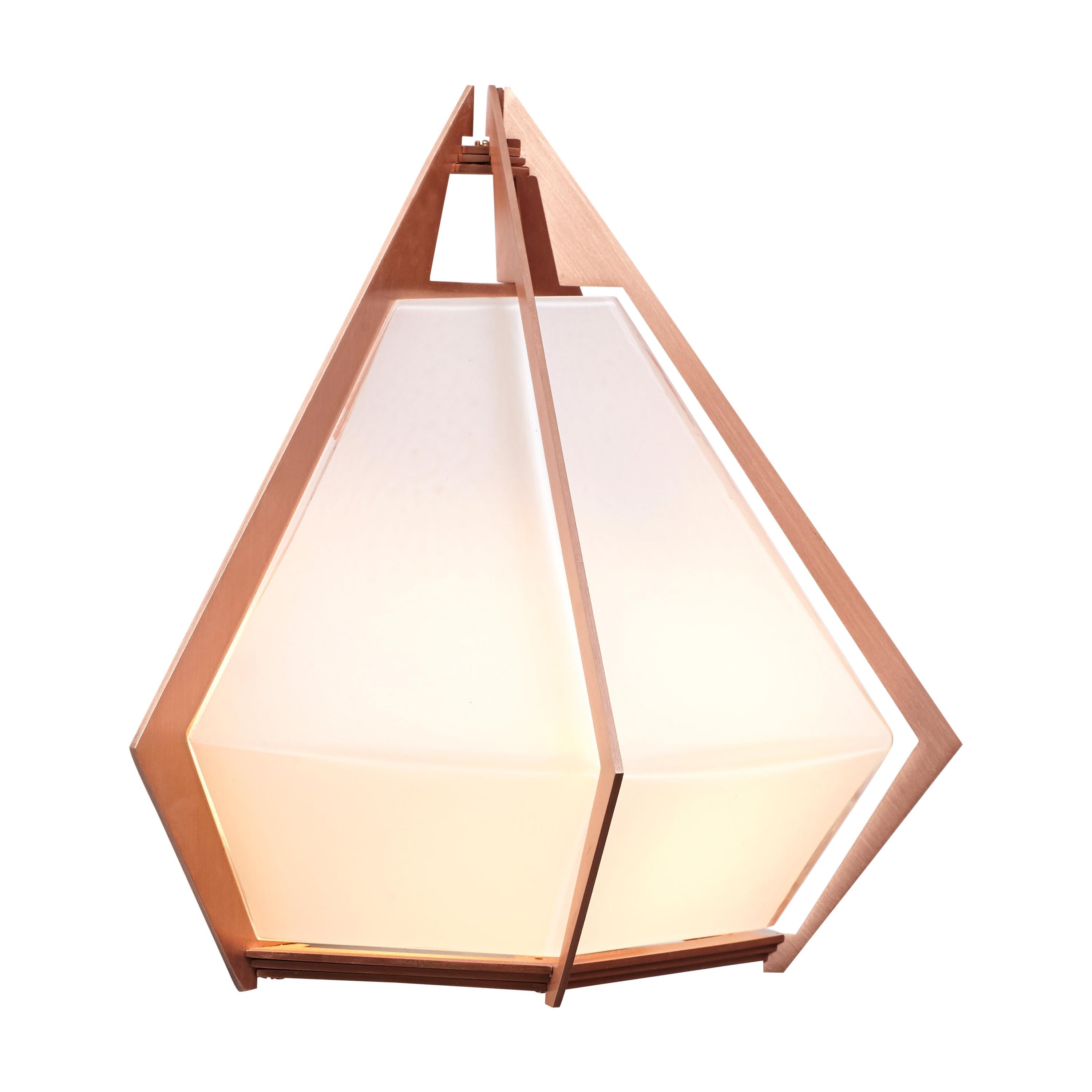Harlow Wall Sconce in Copper and Alabaster by Gabriel Scott