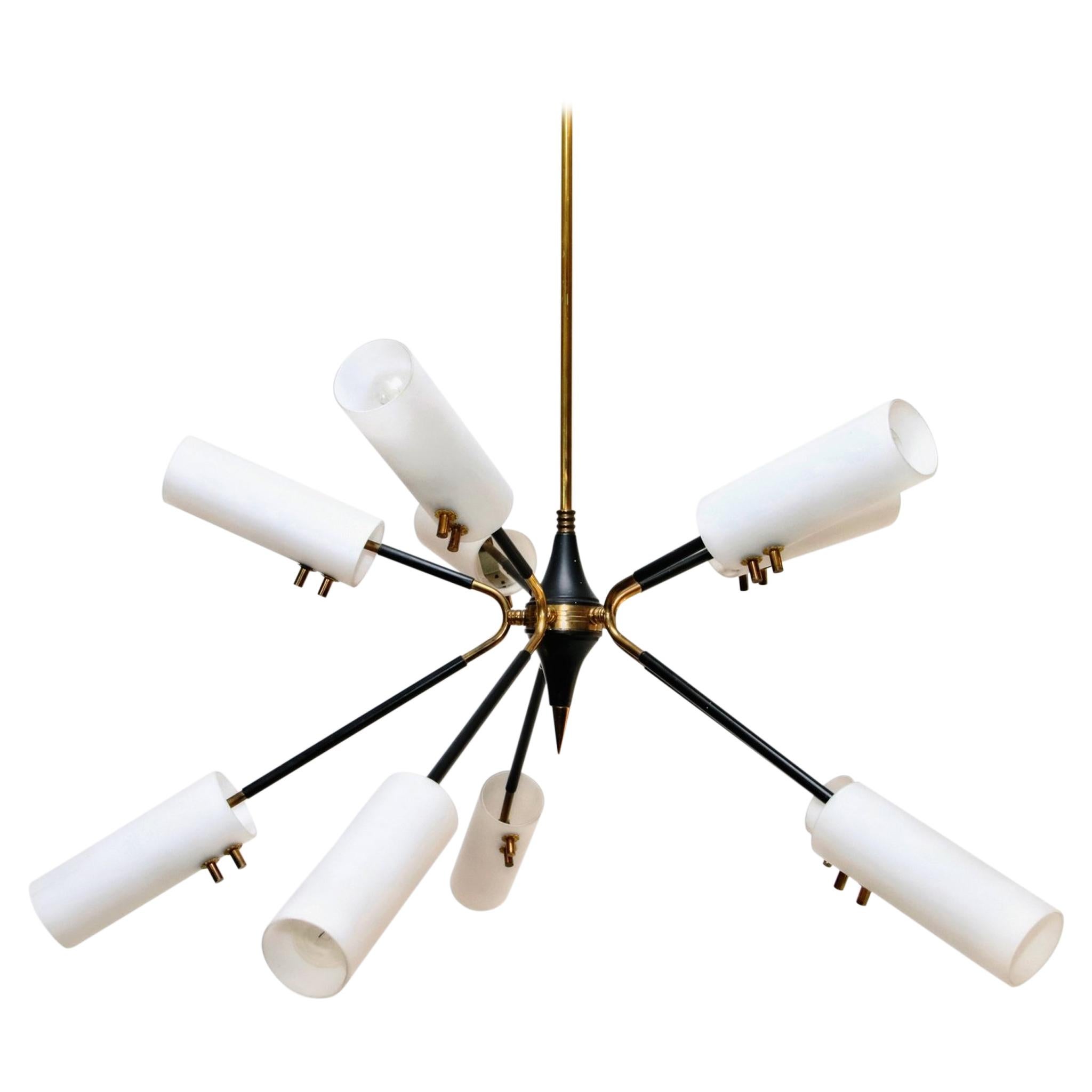 Midcentury Italian Sputnik Chandelier