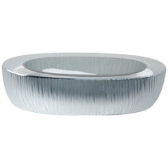 Yali Murano Hand Blown and Engraved Kasa Vide Poche Grey