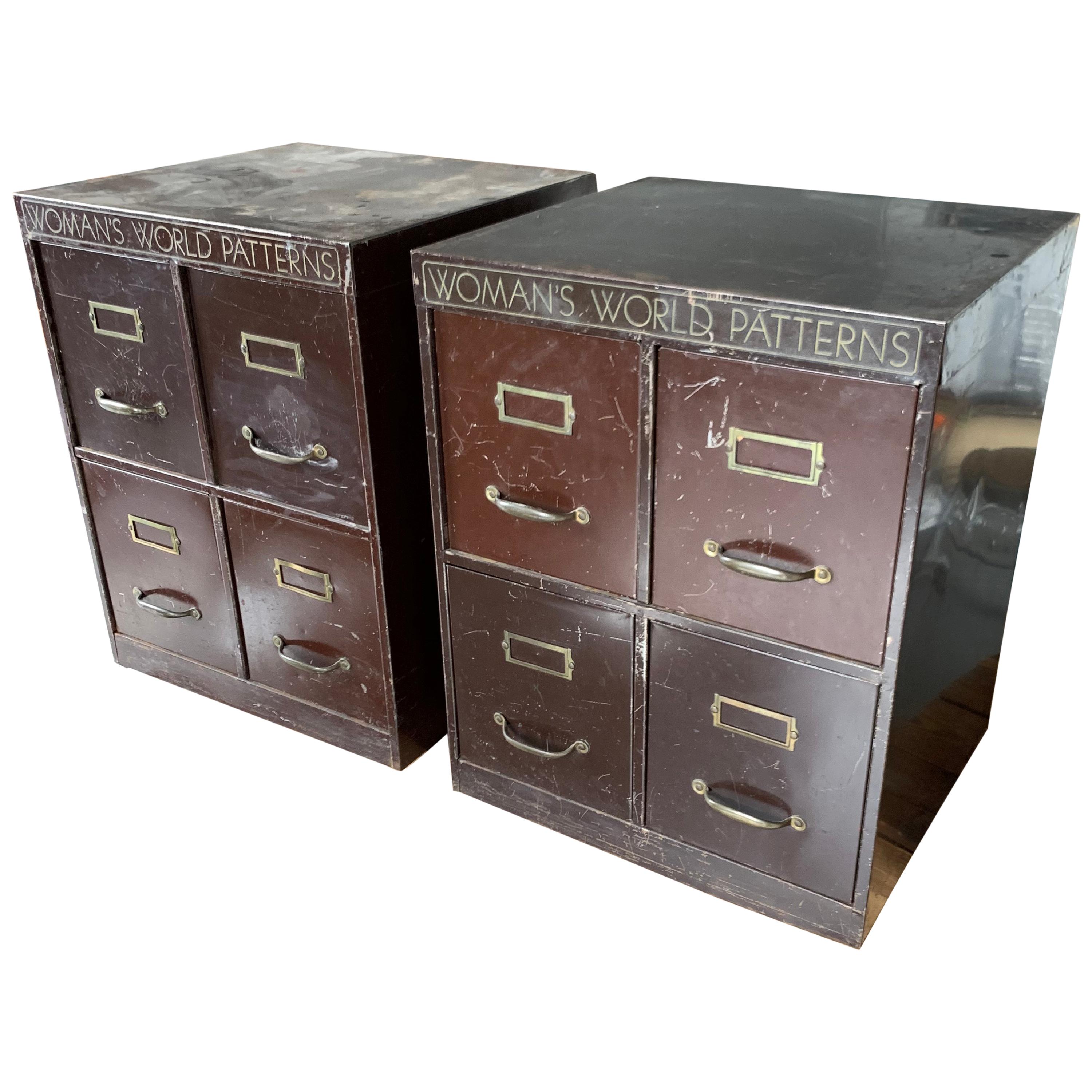 Vintage Industrial Bins 3 For Sale on 1stDibs