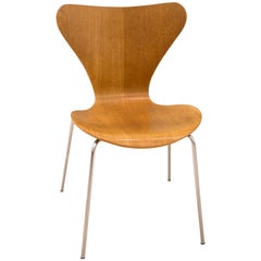 Oak Series 7 Chair by Arne Jacobsen for Fritz Hansen, 1970s
