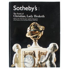 "Sotheby's London The Estate of Christian, Lady Hesketh", Auction Catalog 1st Ed
