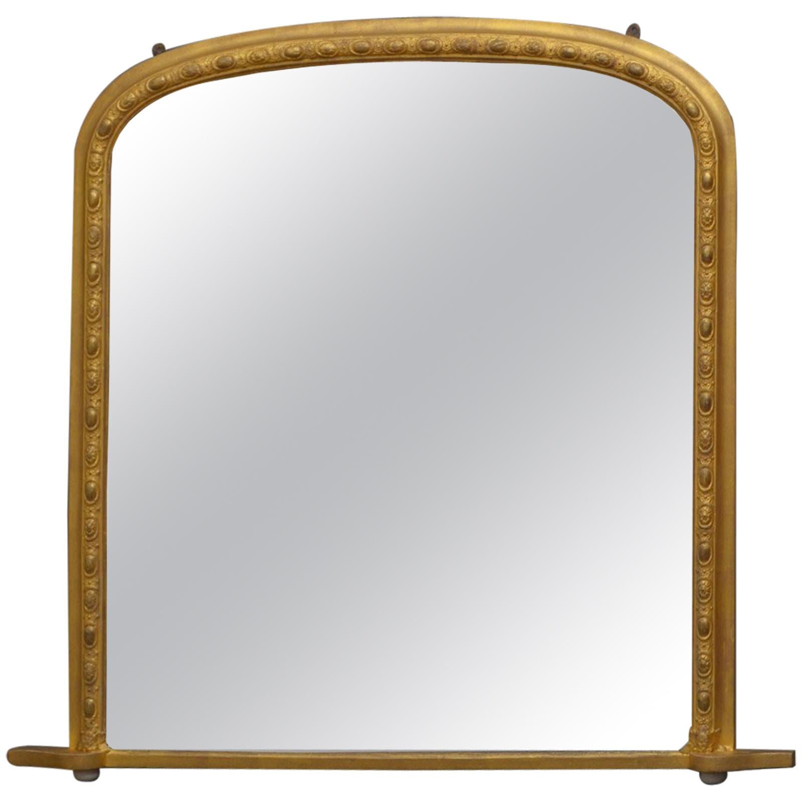 Victorian Gilded Overmantel Mirror
