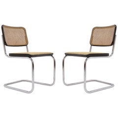 Marcel Breuer S32 Side Chairs, 1977