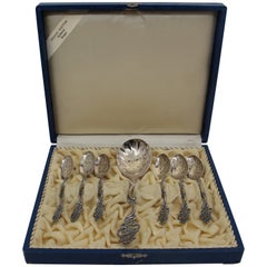 Early 20th Century Norwegian Silver Spoons by Thorvald Marthinsen Sølvvarefabrik