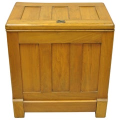 Used Gibson Refrigerator Co. Small Oak Icebox Ice Chest