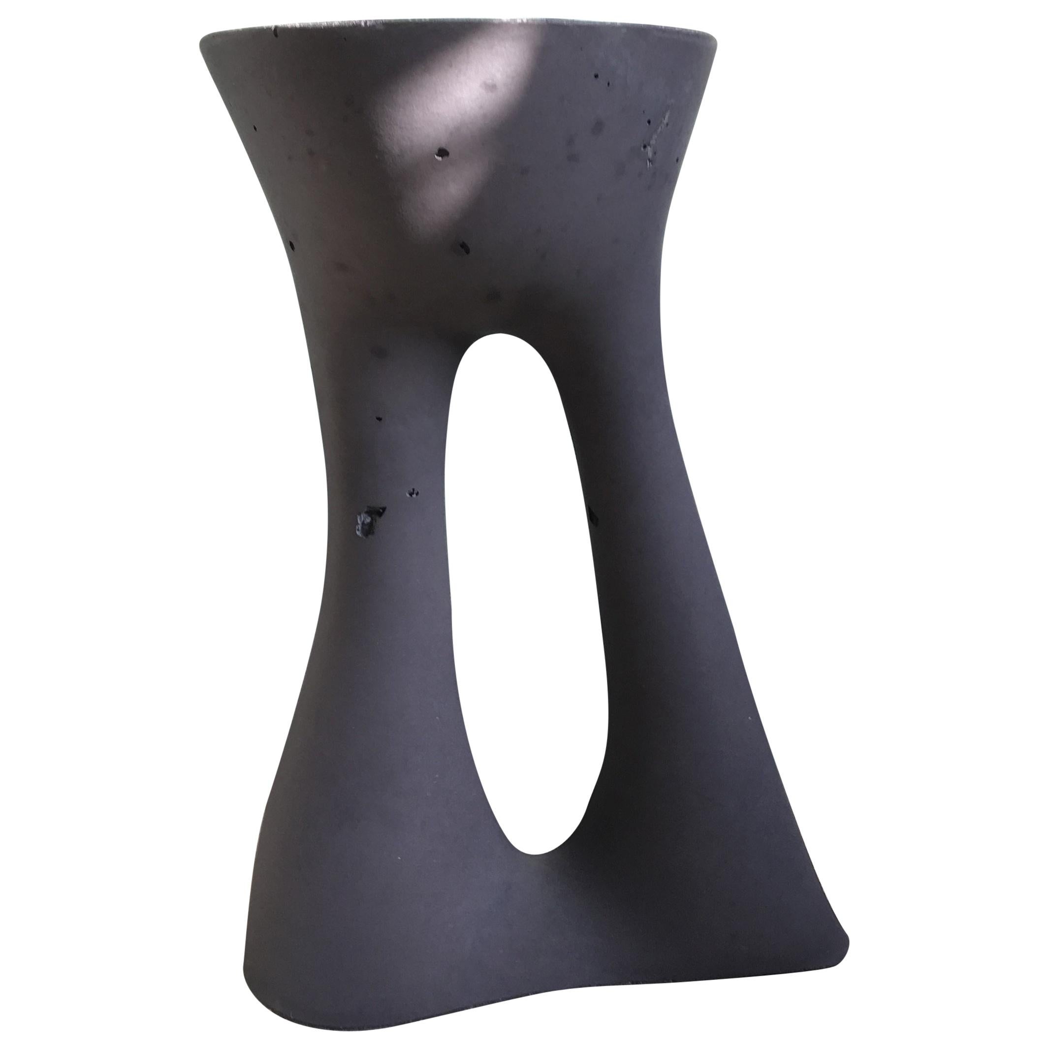 Tall Charcoal Kreten Side Table from Souda, Factory 2nd