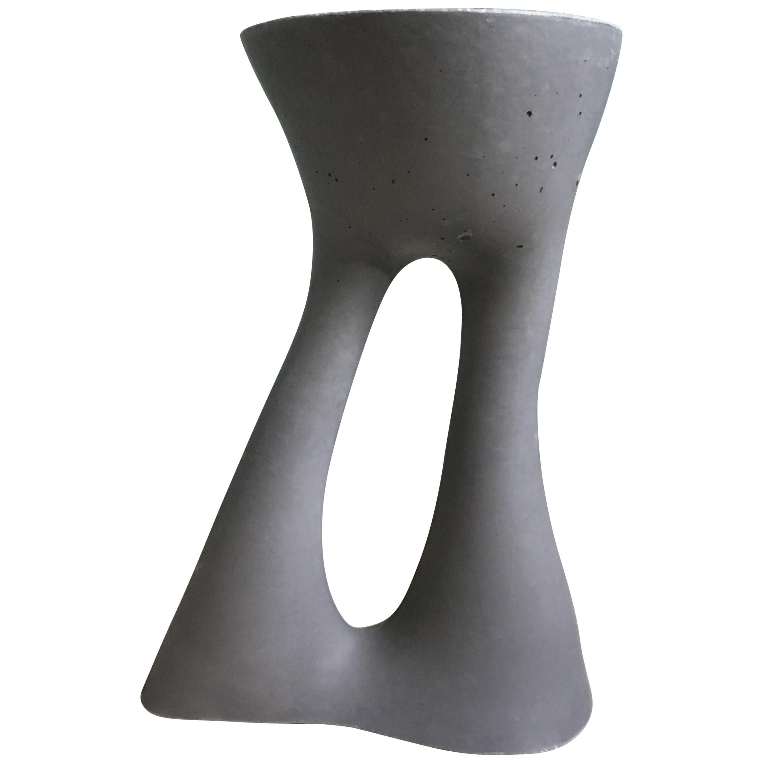 Tall Charcoal Kreten Side Table from Souda, Factory 2nd