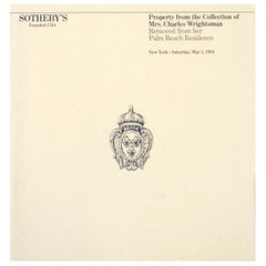 Sotheby's; Property from the Collection of Mrs. Charles Wrightsman