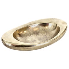 Artiste française Monique Gerber Coupe Bowl Vide Poche en bronze