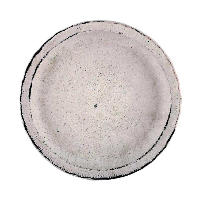 Svend Hammershøi for Kähler 'Denmark', Glazed Stoneware Low Bowl