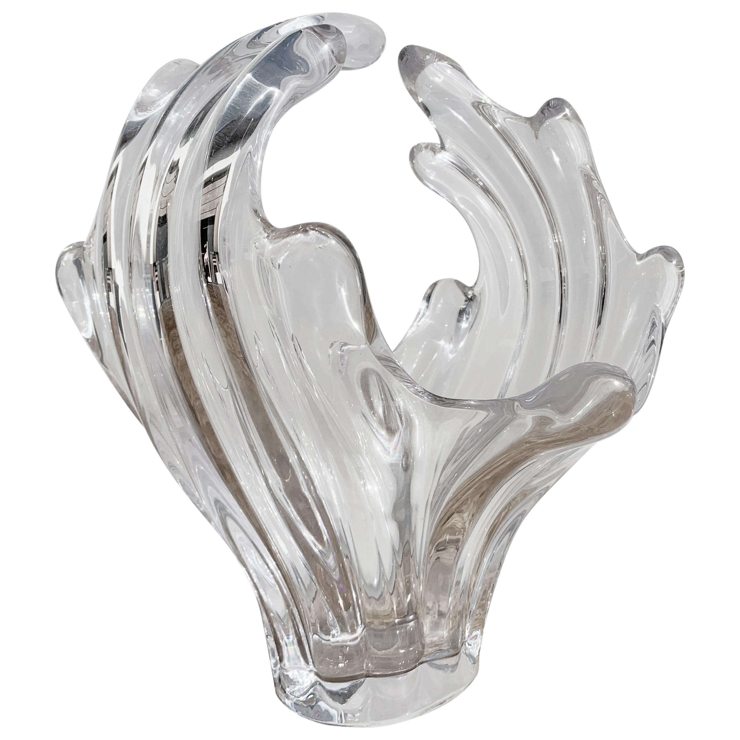 Art Vannes "Le Chantal" Glass Vase For Sale