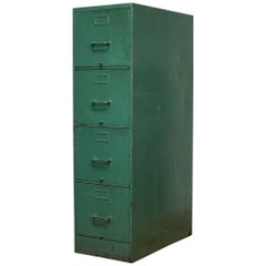 Vintage Metall-Aktenschrank:: um 1940-1950