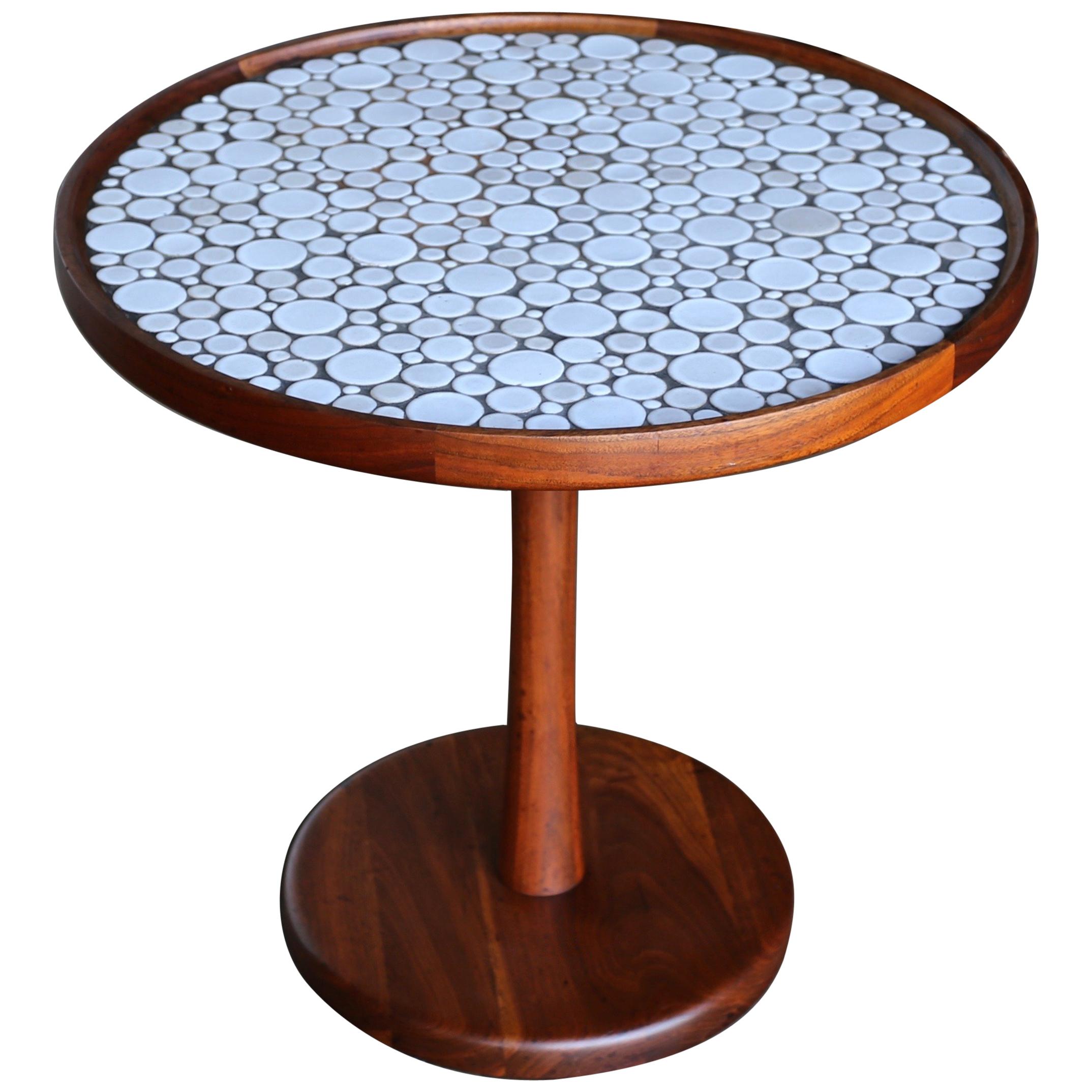 Ceramic Tile Top Occasional Table by Gordon Martz