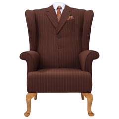 Midcentury Wingback Armchair 'The Great Gatsby' Wing Chair Bespoke