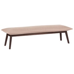 'NINA' Scandinavian Style Bench in Pastel Color with Solid Wood Structure