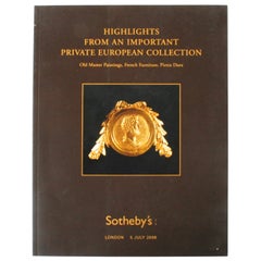 Sotheby's London, Highlights from an Important Private European Collection