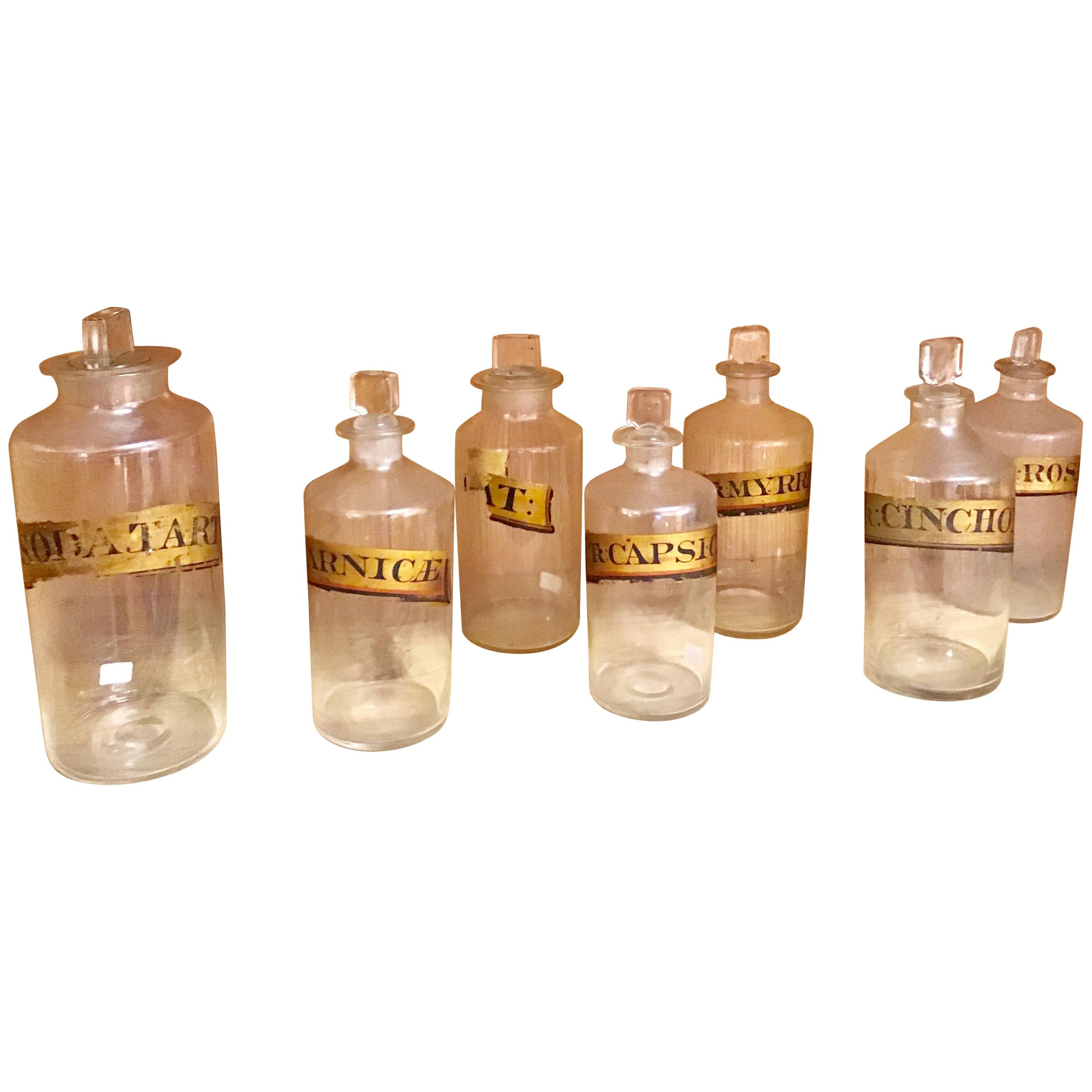 Victorian Chemistry Bottles