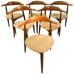 6 Hans Wegner Dining Chairs