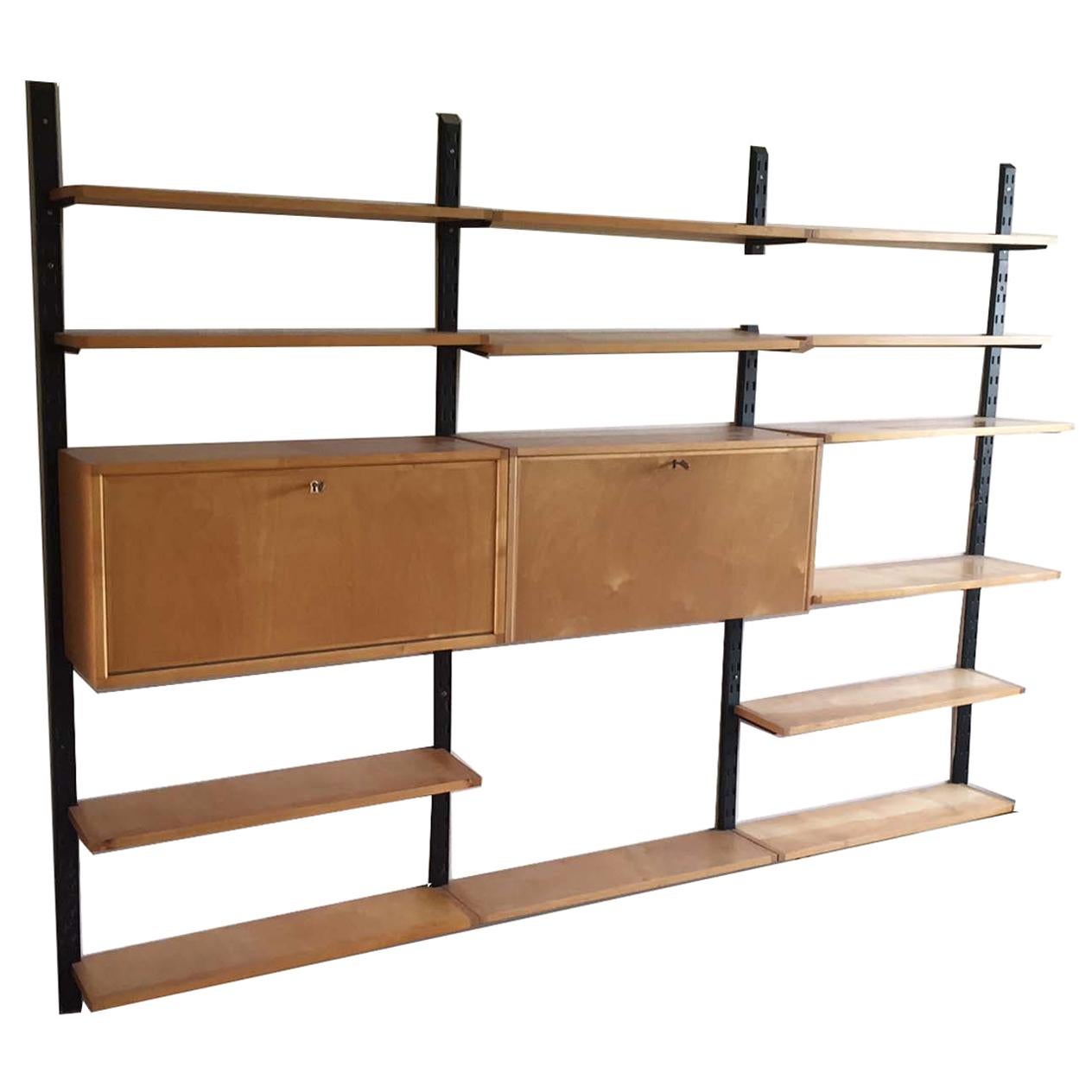 Birch Series by Cees Braakman for Pastoe Style Wall or Shelving System Dutch
