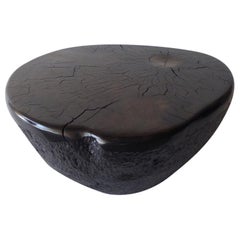 Ebony Stained Cottonwood Table by Contemporary American Artist Daniel Pollock