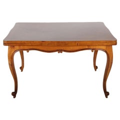 French Cherry Draw-Leaf Table