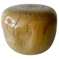 Stained Solid Cottonwood Table by Contemporary American Artist Daniel Pollock