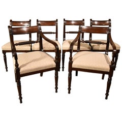 Set of George IV Scottish Laburnum Wood Dining Chairs