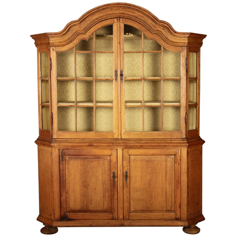Large German Baroque Countertop Cabinet 18th Century Oak At 1stdibs