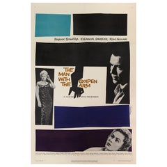 Retro "The Man with the Golden Arm" Original US Film Poster