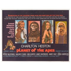 Affiche d'origine du film britannique « Le Plan des singes »