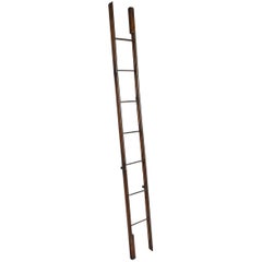 Antique Folding Library Ladder