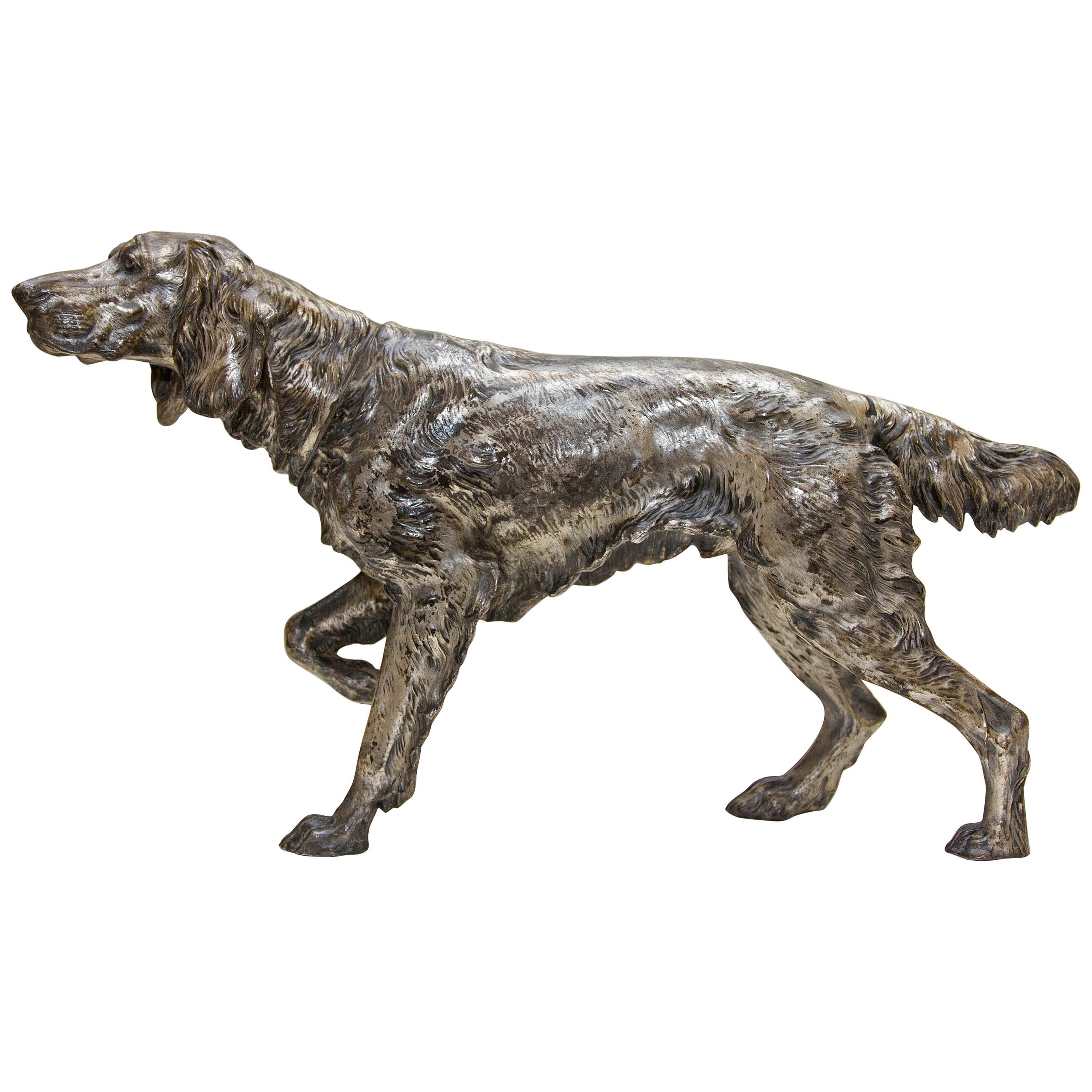 Figure of an Irish Setter Dog at 1stDibs | irish setter statues