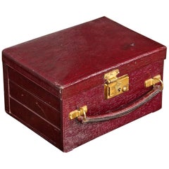 Antique Traveler's Jewelry Box
