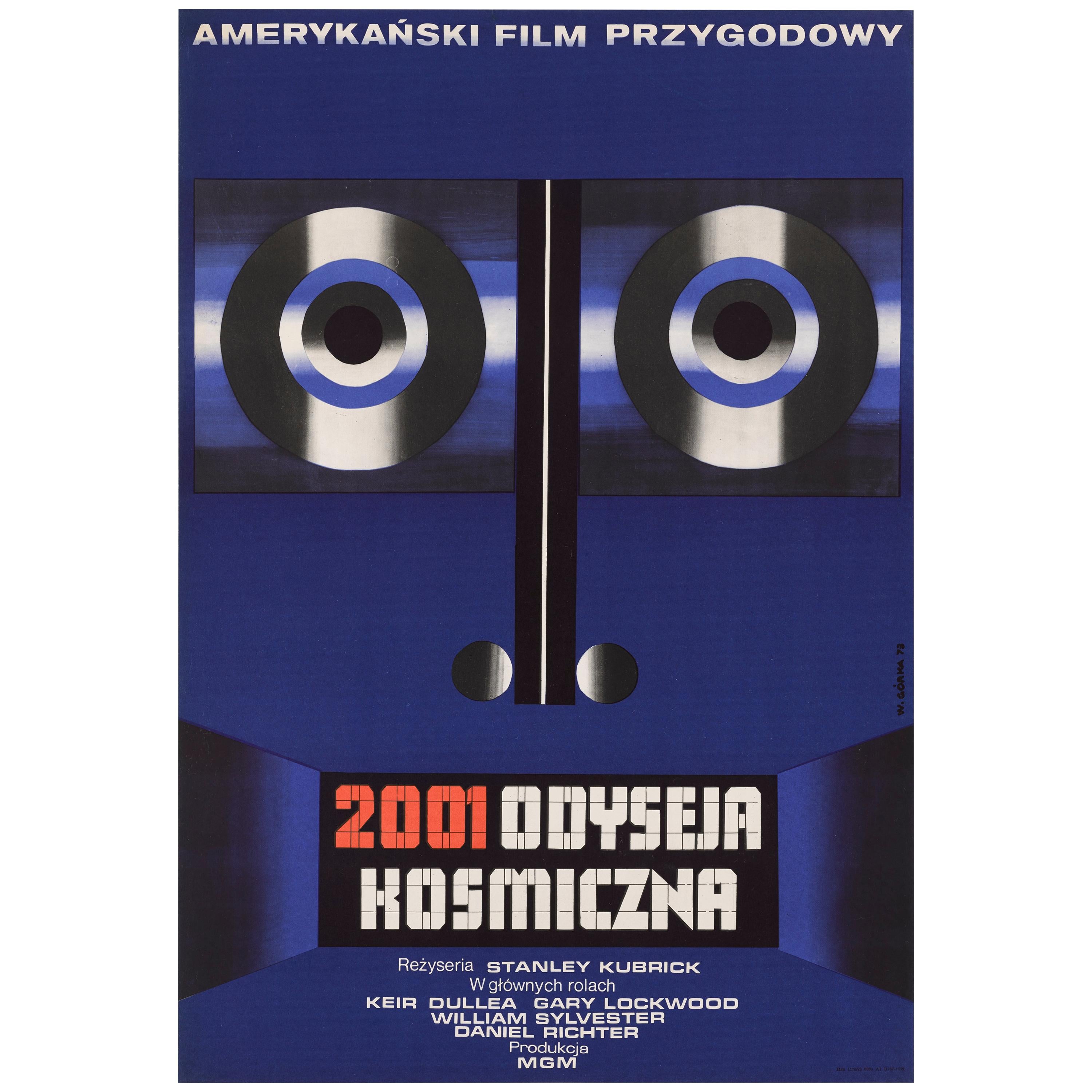 "2001: A Space Odyssey / 2001 Odyseja Kosmiczna" Original Polish Movie Poster