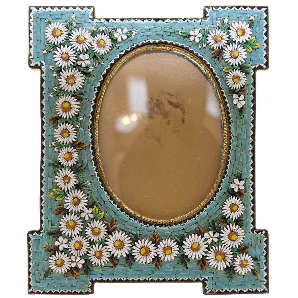 Antique Micro Mosaic Photo Frame at 1stDibs