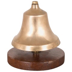 Mounted Brass Yacht Bell, circa 1930s