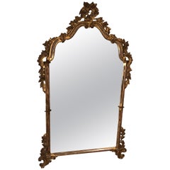 Antique Italian Baroque Mirror Attributed to Labarge