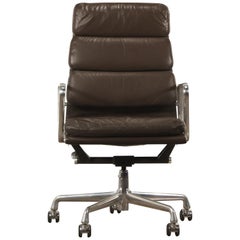 Charles and Ray Eames for Herman Miller Highback Soft Pad Executive Desk Chairs