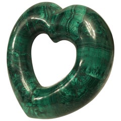 Malachite Heart Picture Frame