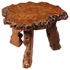 Small Sectional Tree Trunk Stool