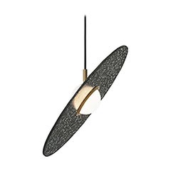 'Planet' Terrazzo Pendant Lamp by Bentu Design 'Black'