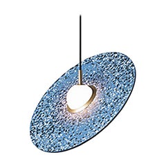 'Planet' Terrazzo Pendant Lamp by Bentu Design 'Blue'