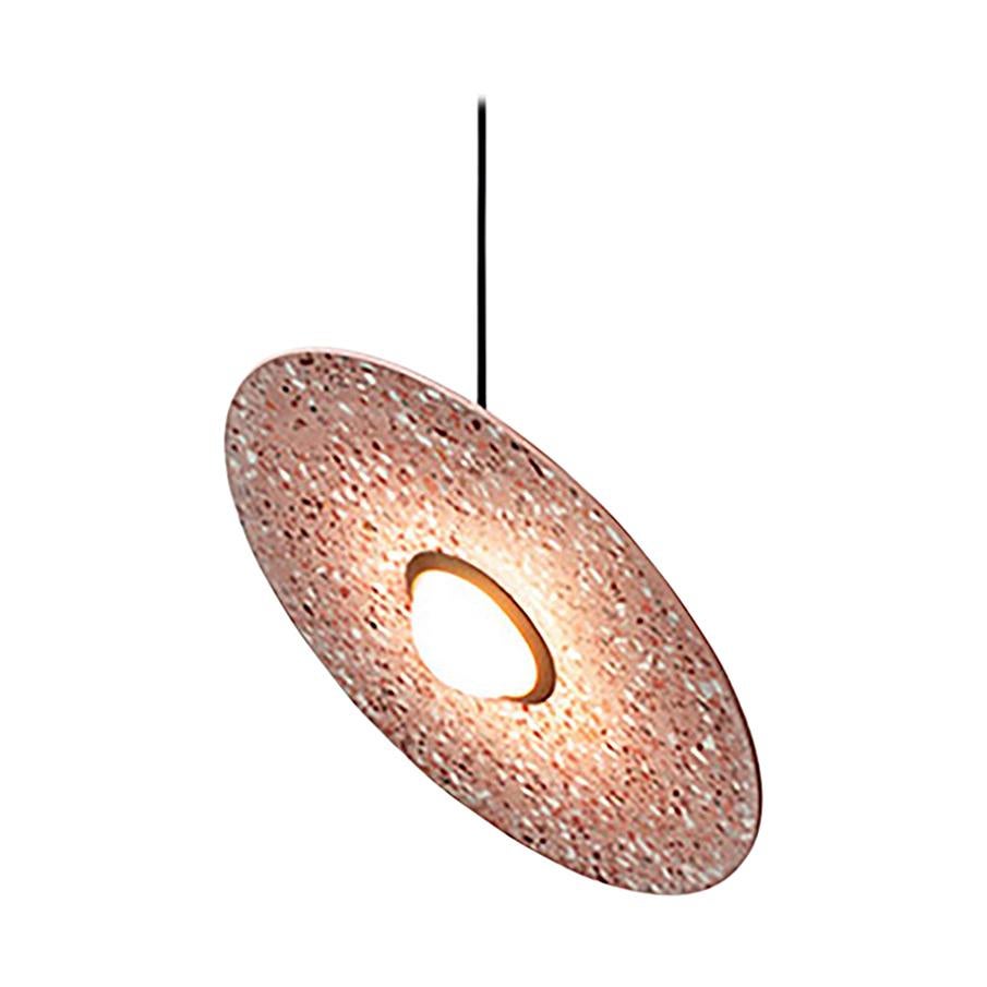 'Planet' Terrazzo Pendant Lamp by Bentu Design ‘Red’