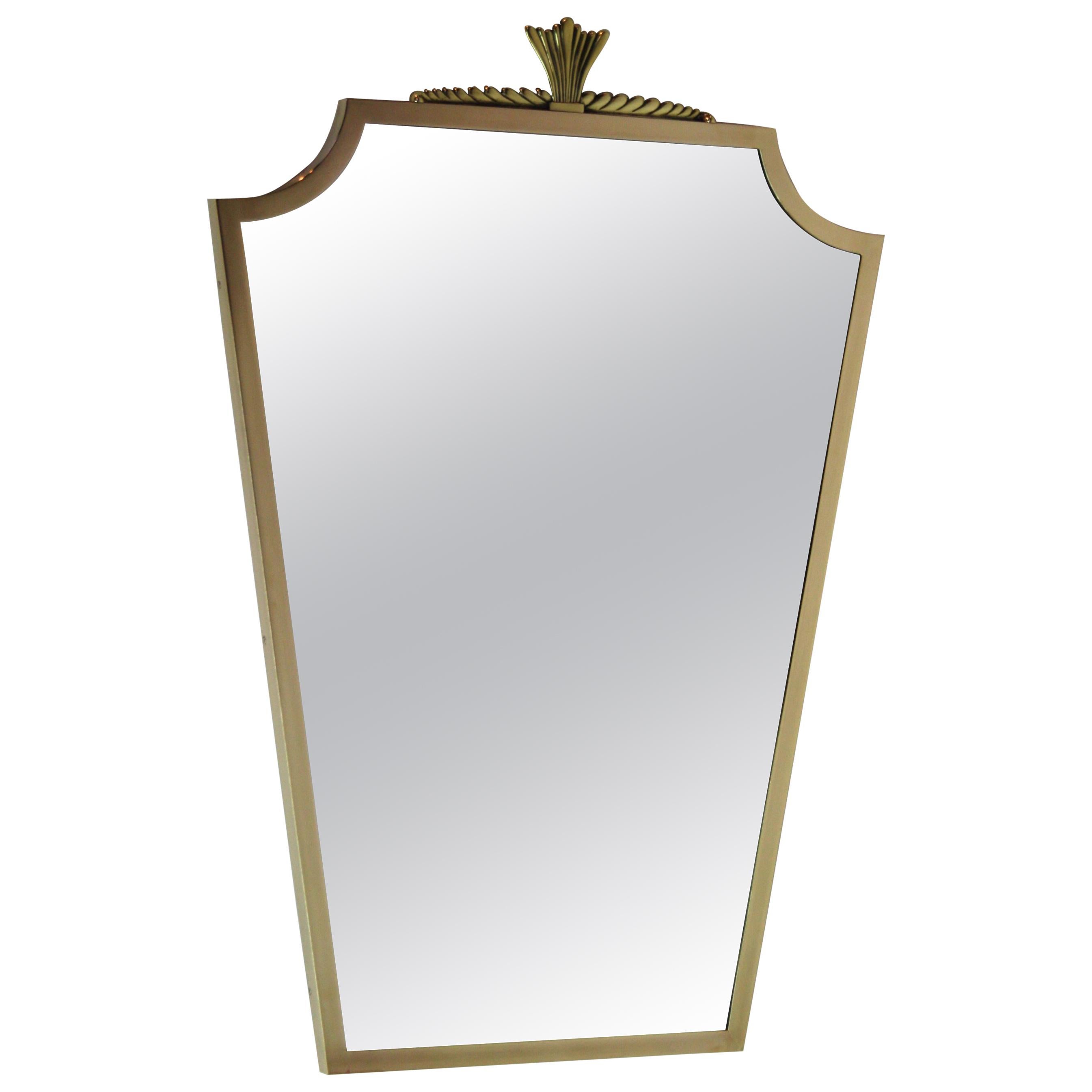 Bronze Mirror André Arbus Style, 1940s For Sale
