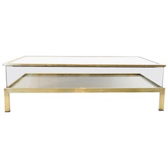 Italian Sliding Top Coffee Table, 1970s