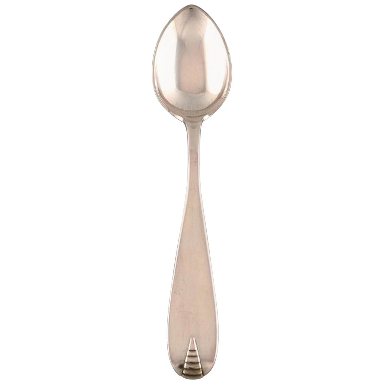 Hans Hansen Silverware Number 9, Tea Spoon in Silver