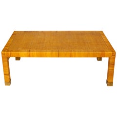 Midcentury Rattan Bielecky Coffee Table